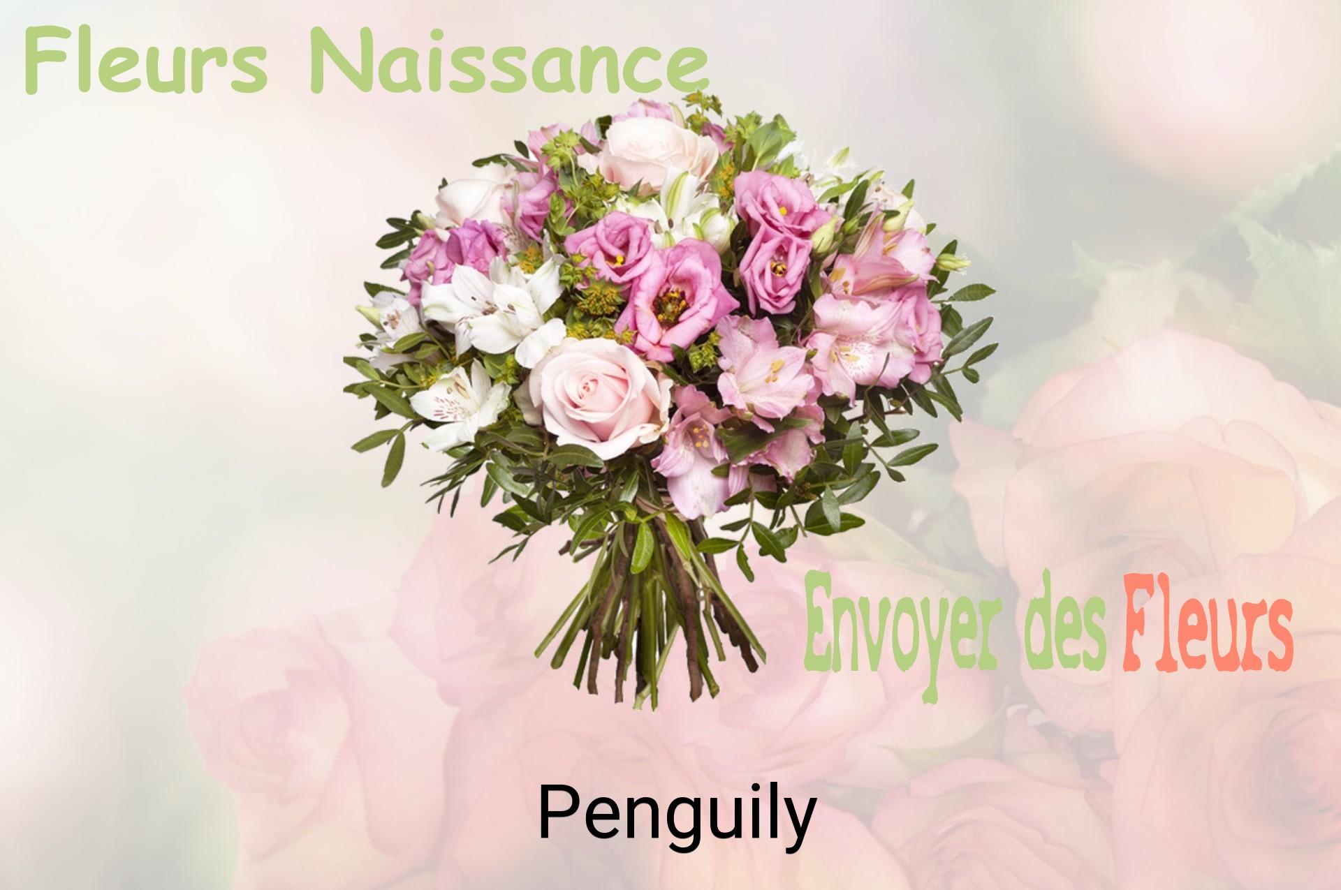 Bouquet de fleurs de naissance livré à Penguily